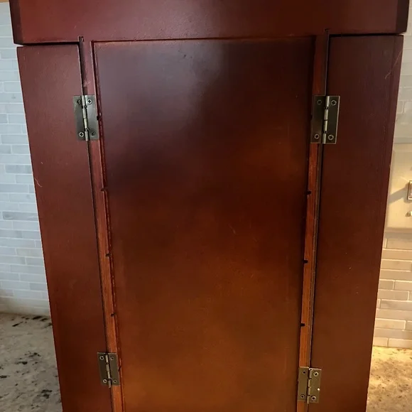 Wooden Jewelry box with Built in mirror - Picture 7 of 8